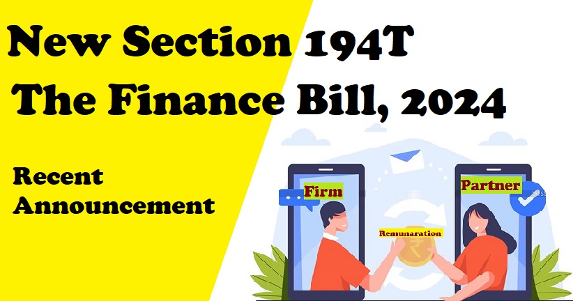 194T: TDS on Payment of remuneration to partner by firm