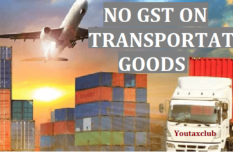 no gst on goods transport by road