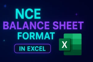 NCE Financial Statement Format